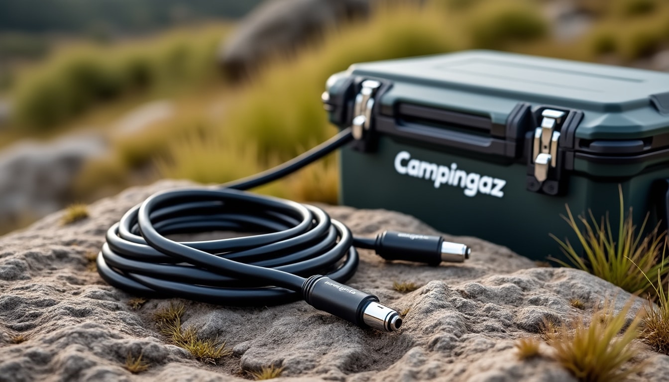Câble allume-cigare 12V pour glacière électrique campingaz
