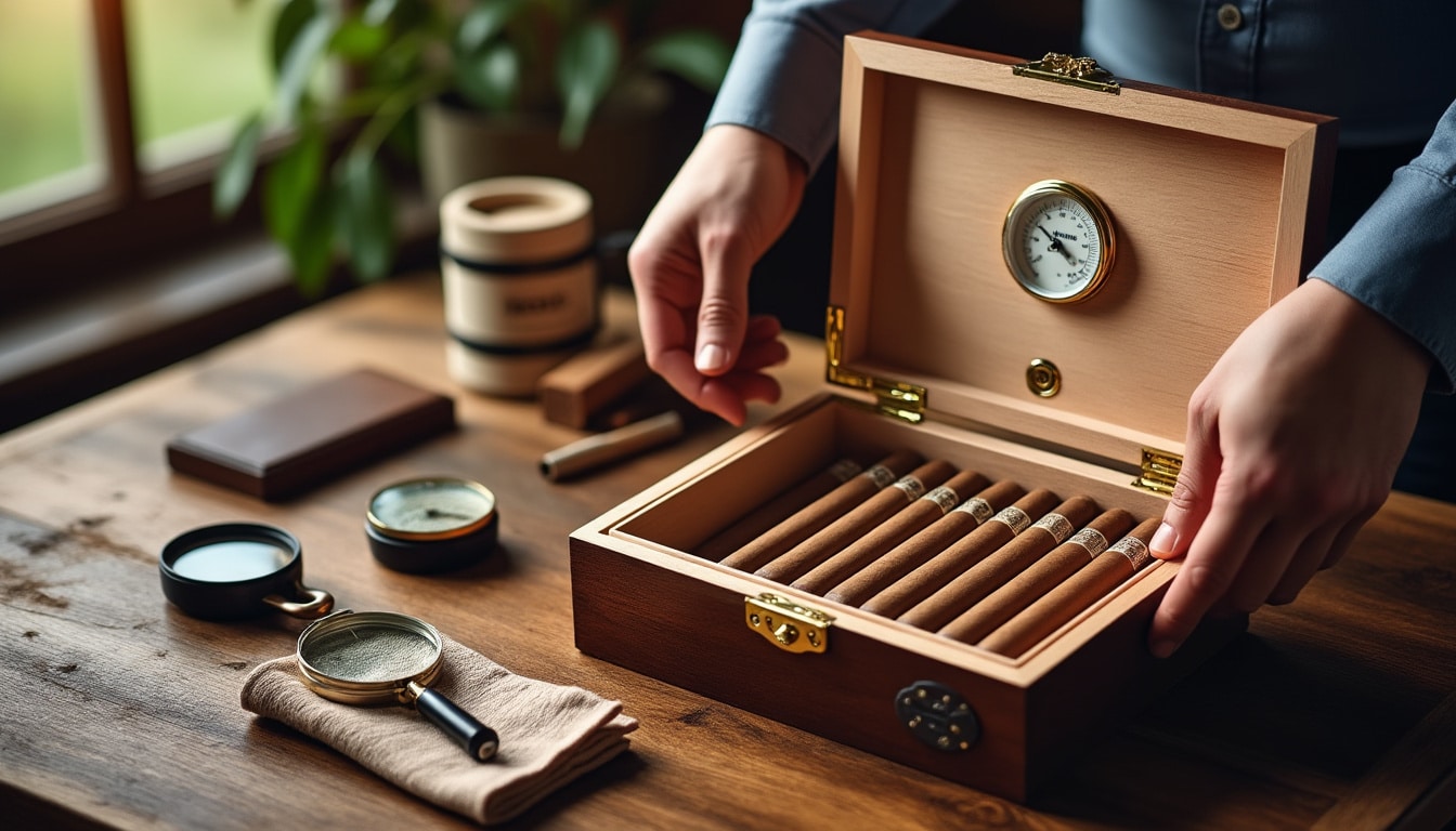 Humidor d&rsquo;occasion : les points à vérifier avant d&rsquo;acheter