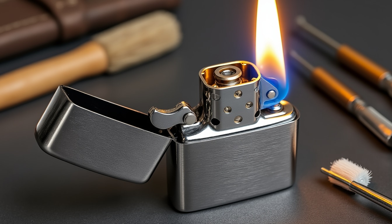 Briquet à flamme torche : le principe et l&rsquo;entretien