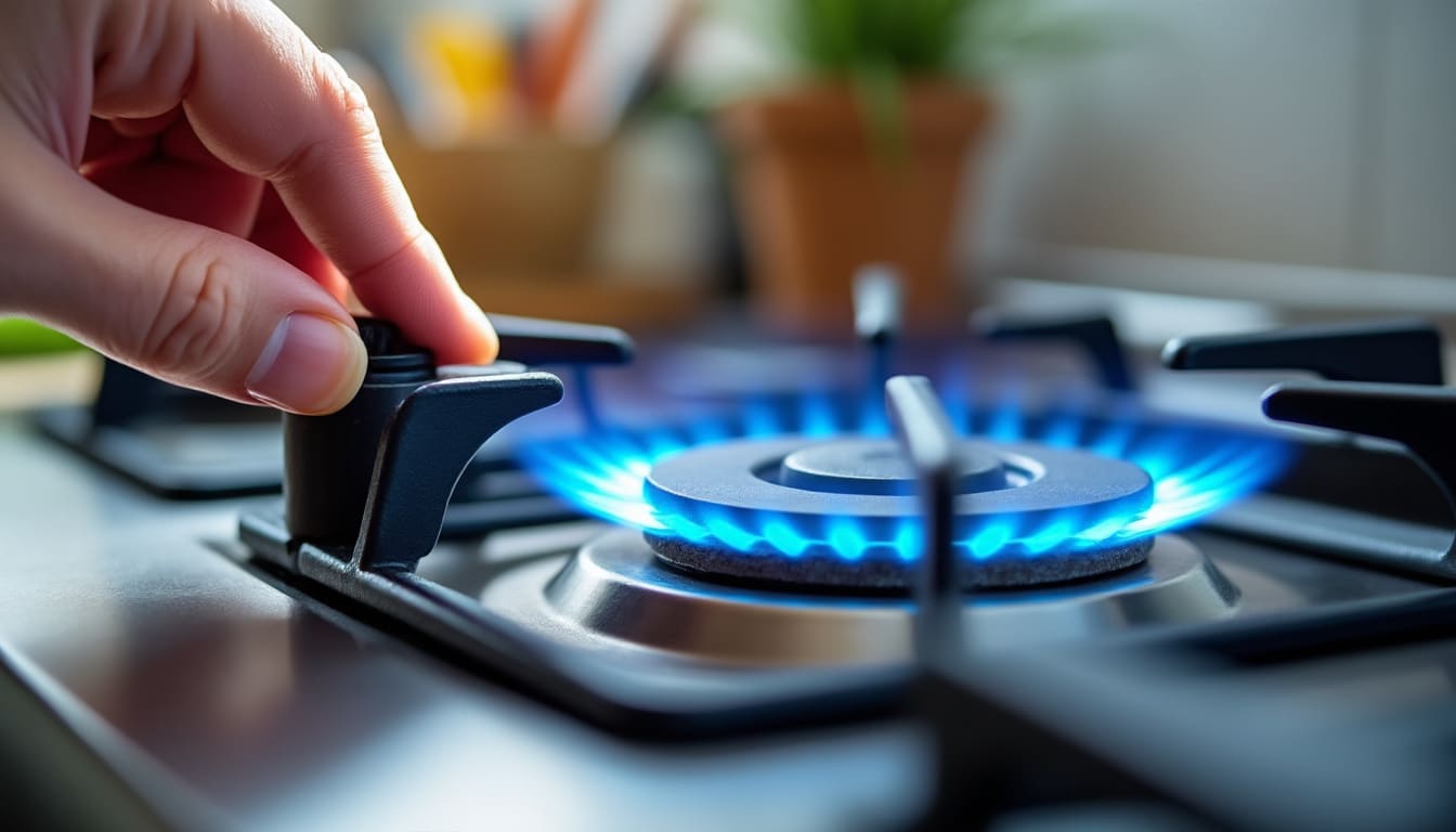 Régler la hauteur de flamme : le réglage fin