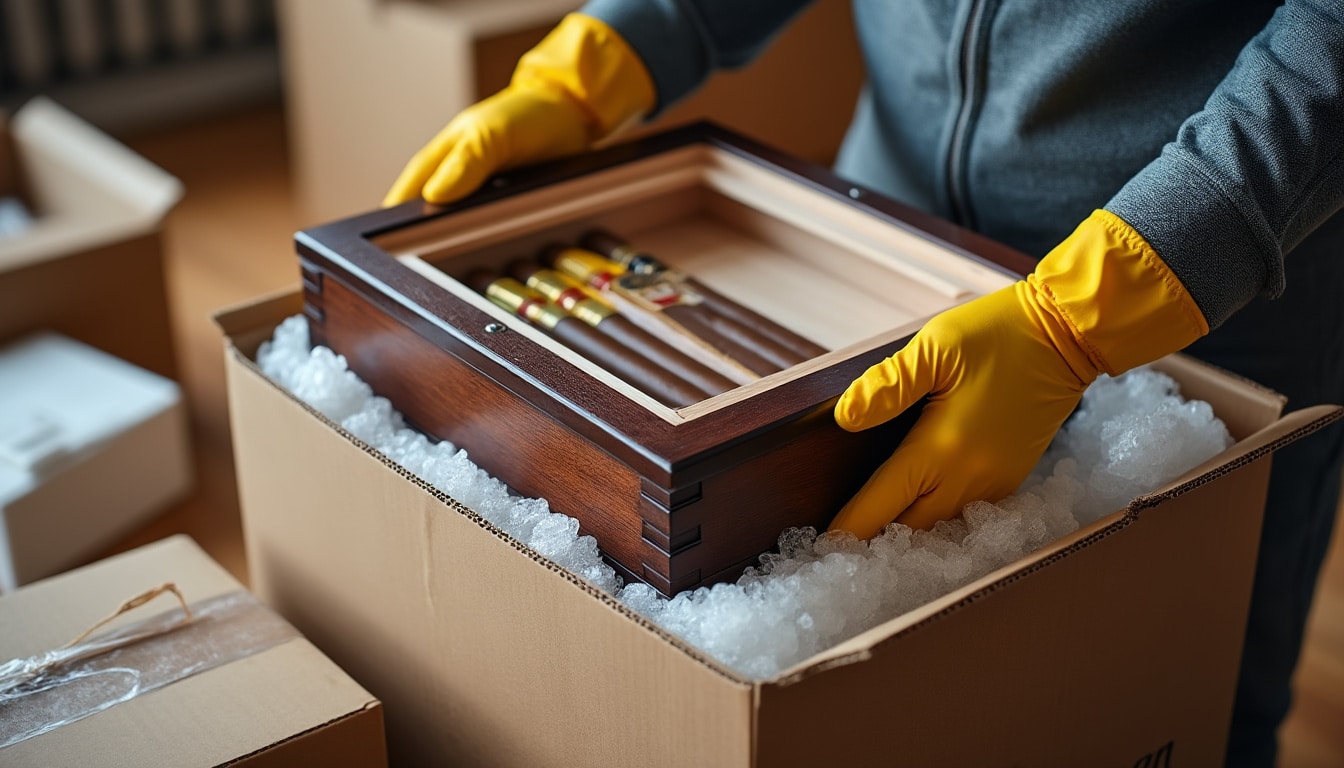 Transporter un humidor lors d&rsquo;un déménagement : les précautions